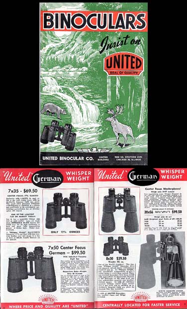 1955 United Binocular Catalog