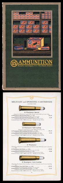 1917 US Cartridge Ammunition Catalog