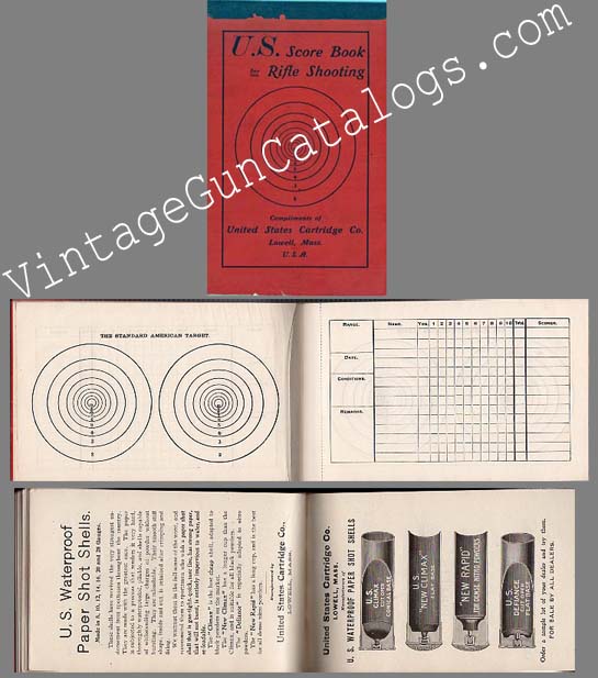 1915 US Cartridge Score Book