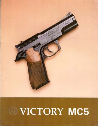 1990 Victory MC5 Pistol Adv.Folder