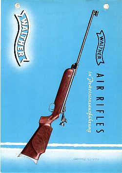 1950's Walther Air Rifles Brochure