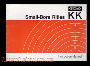 Walther "KK Series" Instruction Manual