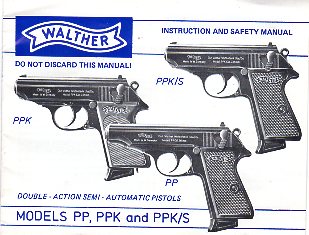 Walther/Interarms PP-PPK-PPK/S Manual