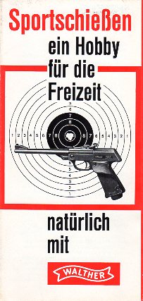 1970 Walther "Target Shooting" Catalog/Brochure