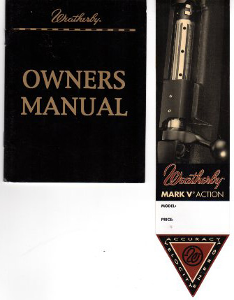 Weatherby Mark V Manual