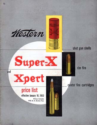 1953 Western Ammunition Catalog