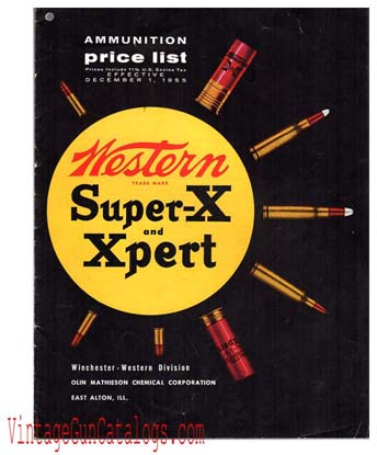 1955 Western Ammunition Catalog