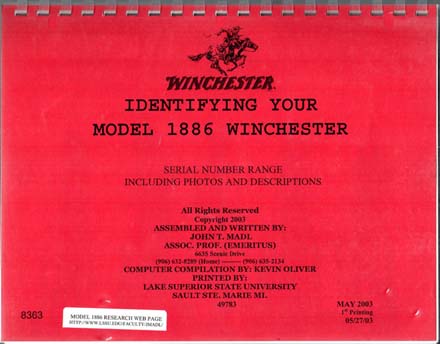 Identifying Your Model 1886 Winchester