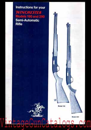 Winchester Models 190 and 290 Instructions