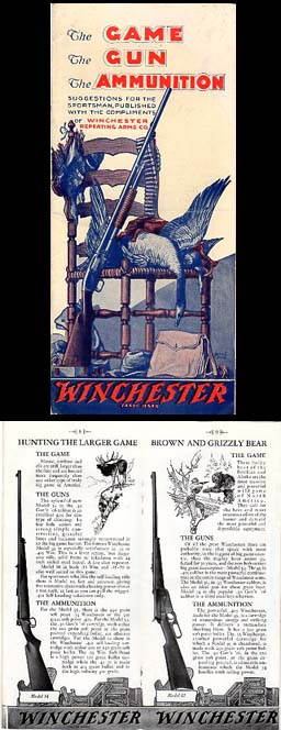 1920's Winchester Booklet  1920's Winchester Booklet