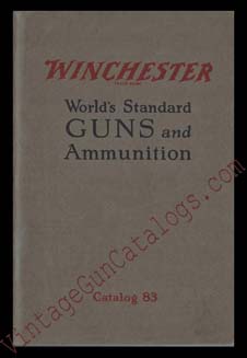 1927 Winchester Catalog 83  1927 Winchester Catalog 83