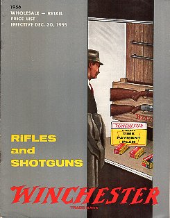 1956 Winchester Wholesale-Retail Price List  1956 Winchester Wholesale-Retail Price List