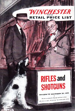 1956 Winchester Retail Price List / Catalog  1956 Winchester Retail Price List / Catalog