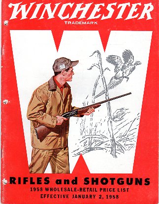 1958 Winchester Wholesale-Retail Price List