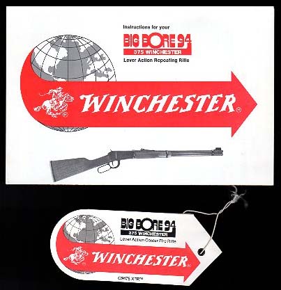 1984 Big Bore 94 Inst./HangTag