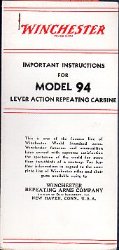 1944-1952 Model 94 Instr.(Orange)