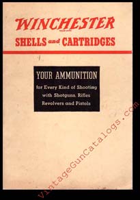 1938 Winchester Ammunition Catalog