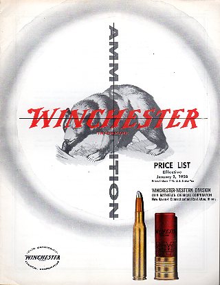 1958 Winchester Ammunition Catalog