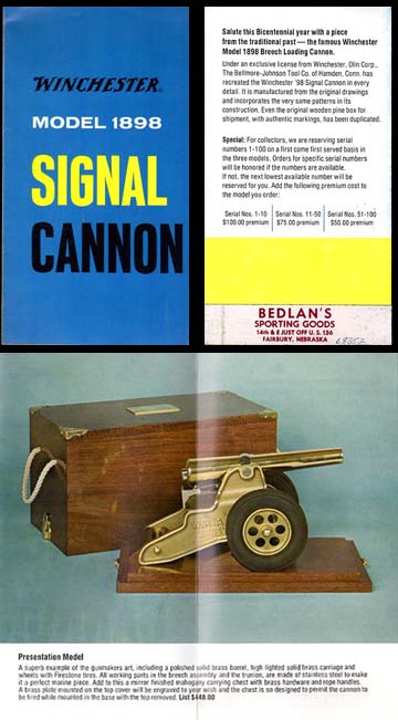 1976 Winchester Cannon