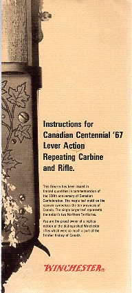 Winchester Canadian Centennial Instructions