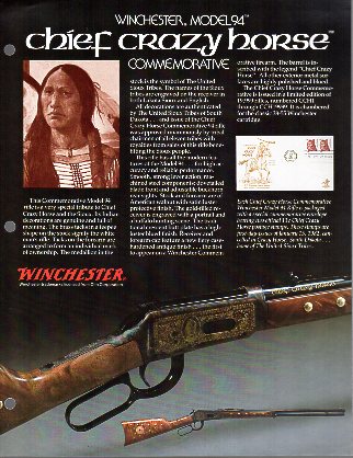 1983 Chief Crazy Horse Broadsheet