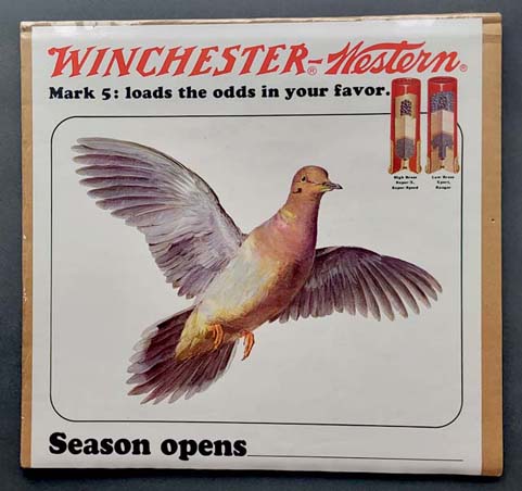 1980 Winchester-Western "Mourning Dove" Poster