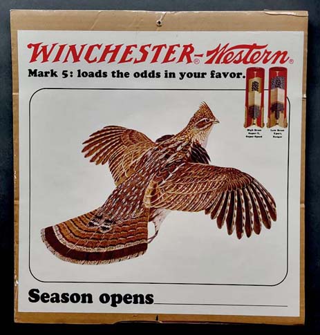 1980 Winchester-Western "Ruffed Grouse" Poster