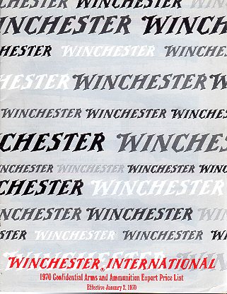 1970 Winchester Intn'l Price List