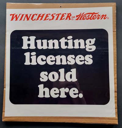 1980 Winchester-Western "Hunting" Poster