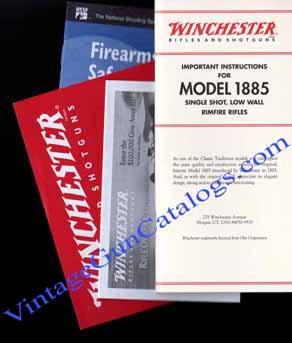 2000 Winchester "Model 1885 Rimfire SS Low Wall Rifle" Manual