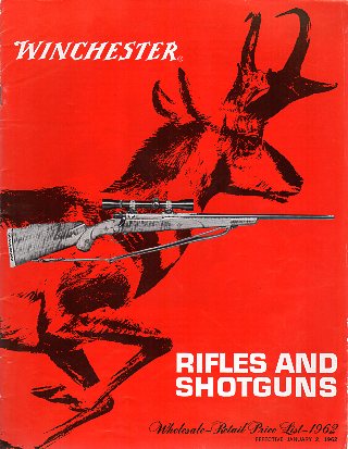 1962 Winchester Wholesale-Retail Price List