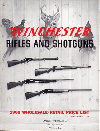 1960 Winchester Wholesale-Retail Price List
