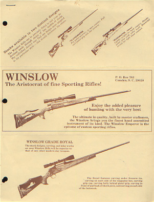 1978 Winslow Arms Co. Catalog