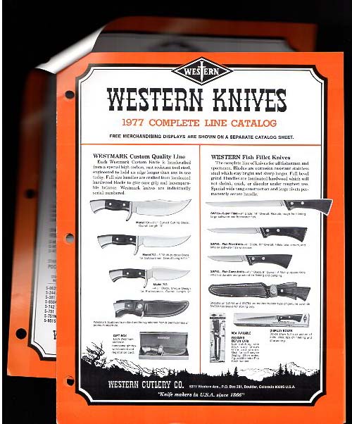 1976 Western Knives Dealer Catalog