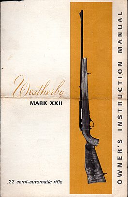 Weatherby Mark XXII Manual